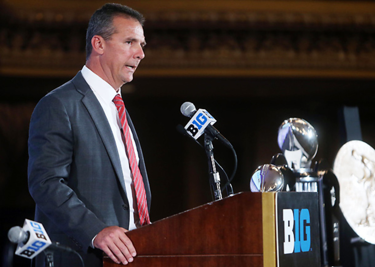 Urban Meyer at Big Ten media days