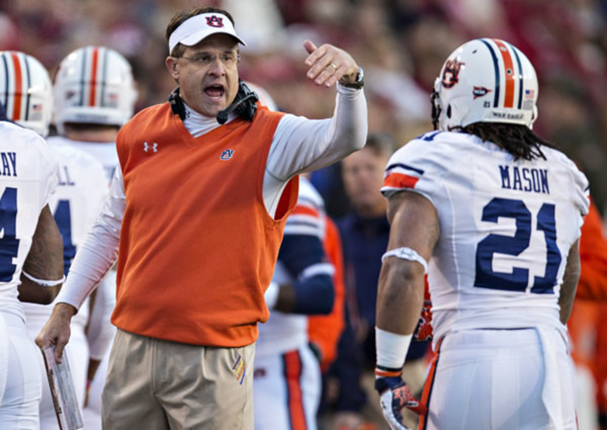 Gus Malzahn's Auburn team has only one loss. (Wesley Hitt/Getty Images)