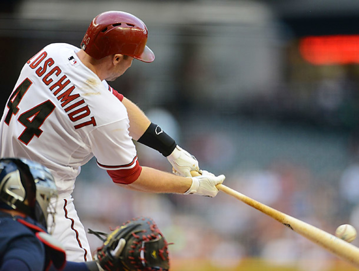 Paul Goldschmidt now has seven homers in his last 11 games, second in the league behind Justin Upton. (Norm Hall/Getty Images)