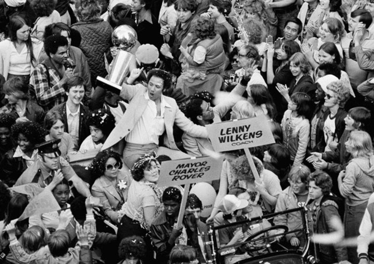 Lenny Wilkens and Fans