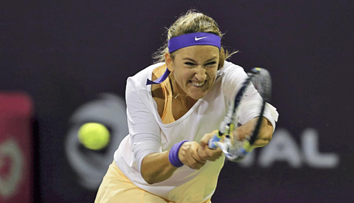 Victoria Azarenka (above) could face Sloane Stephens in the Indian Wells Round of 16. (AP)