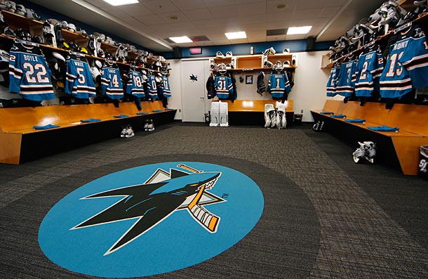 SJSharks locker room at Sharks Ice got a makeover. Check it out!, By San  Jose Sharks