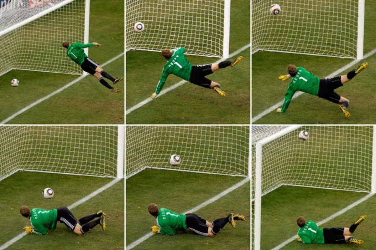 A Frank Lampard strike during the 2010 World Cup was incorrectly said to have not been a goal.