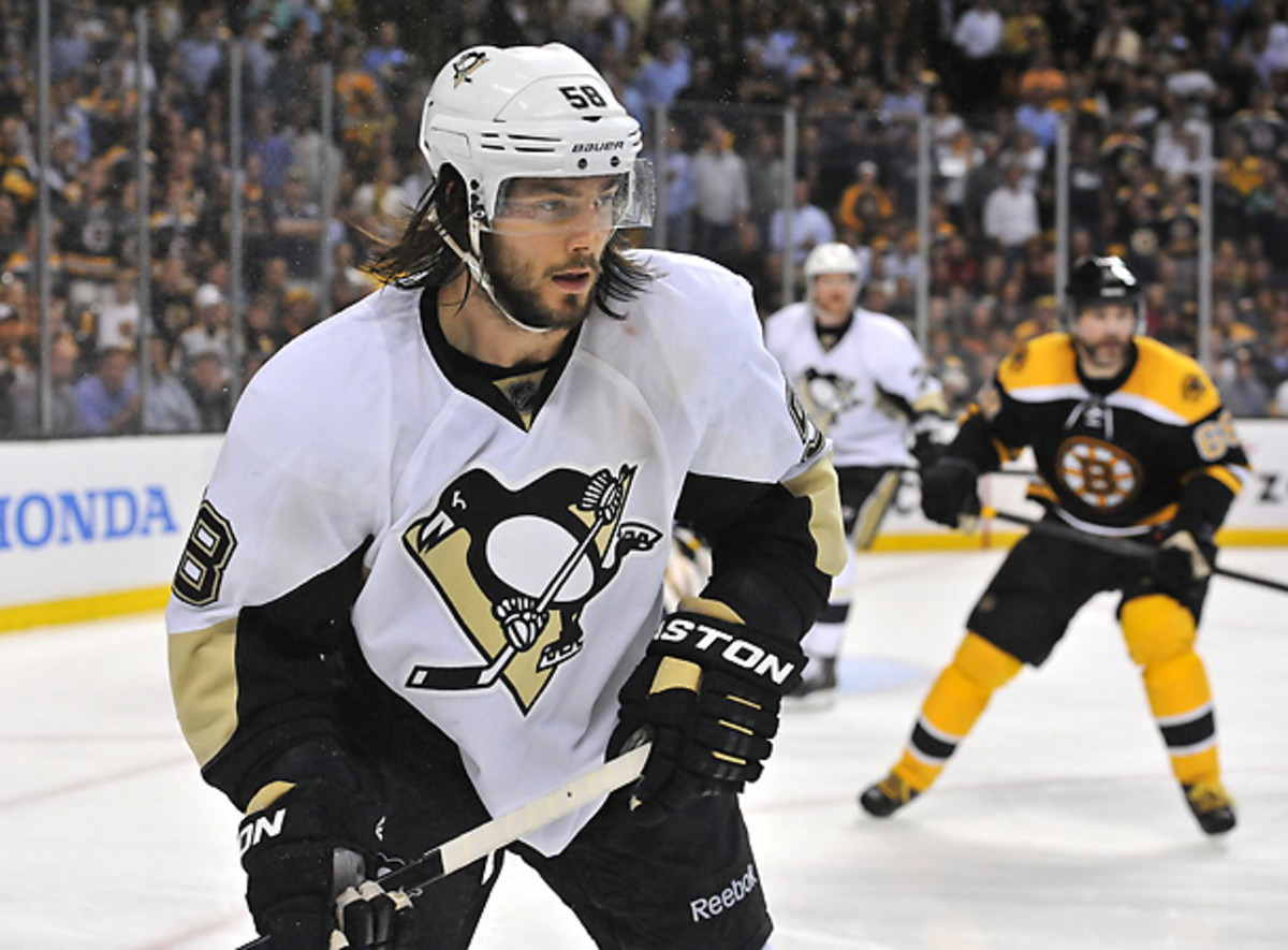 Kris Letang will get comfortable in Pittsburgh after signing an eight-year deal on Tuesday. [Michael Tureski/Icon SMI]