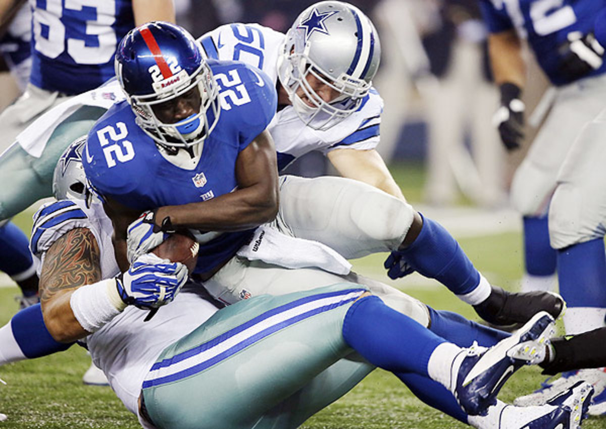 Was the Giants' David Wilson crying after fumble?