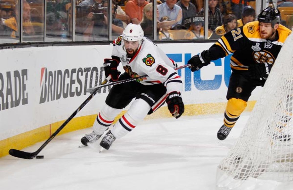 Nick Leddy played in every game for Chicago this season, helping the Blackhawks win the Cup.