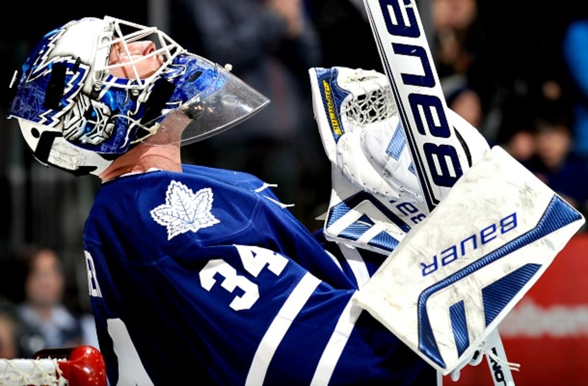 James Reimer of the Toronto Maple Leafs