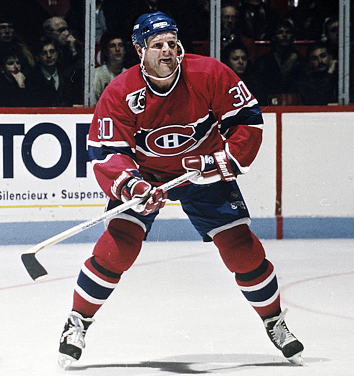 Chris Nilan of the Montreal Canadiens