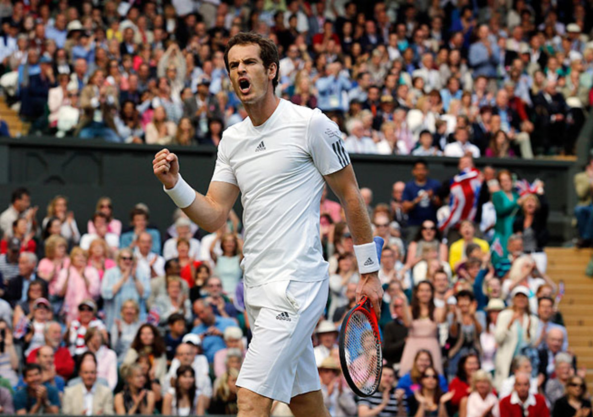 Andy Murray's emotion on the court is now matched by the passion of his British supporters.