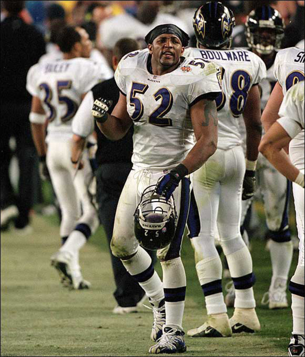 Baltimore Ravens Ray Lewis, Super Bowl Xxxv Sports Illustrated