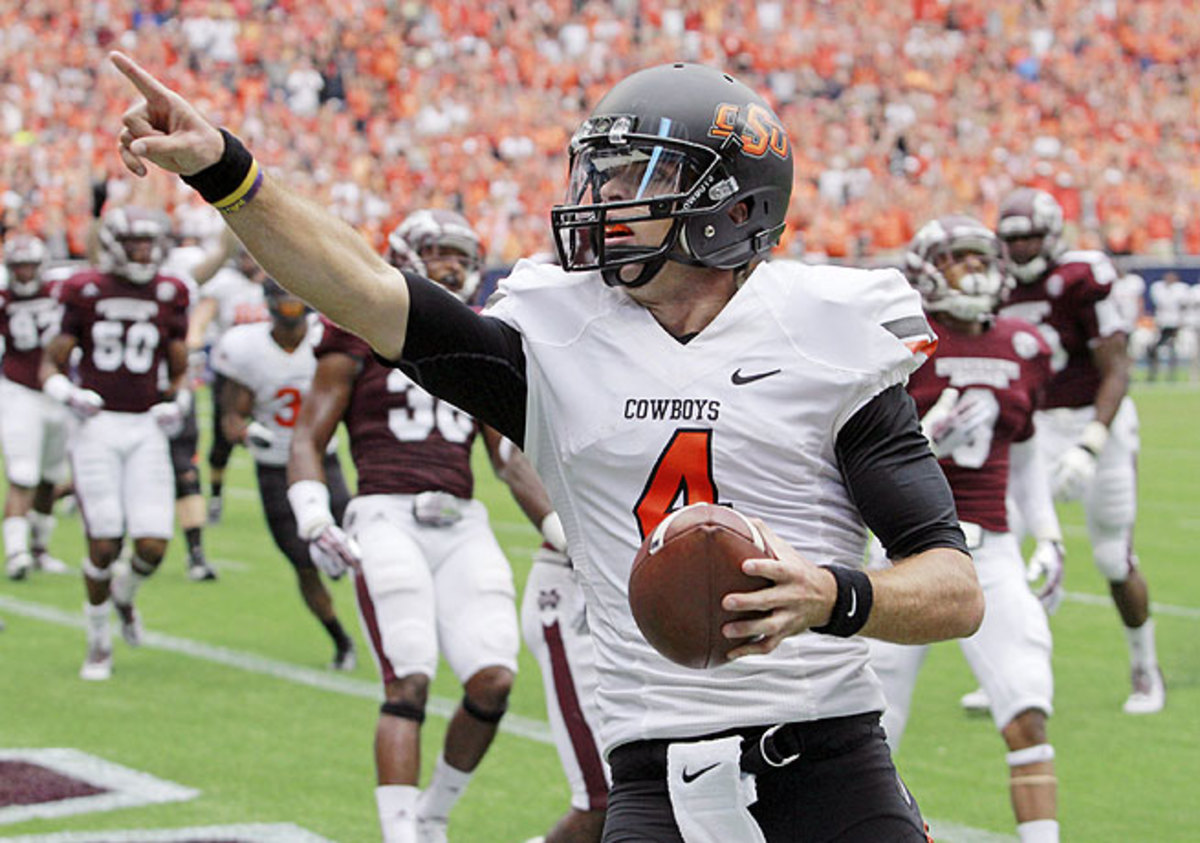 J.W. Walsh led Oklahoma State to a 21-3 victory over Mississippi State last weekend.