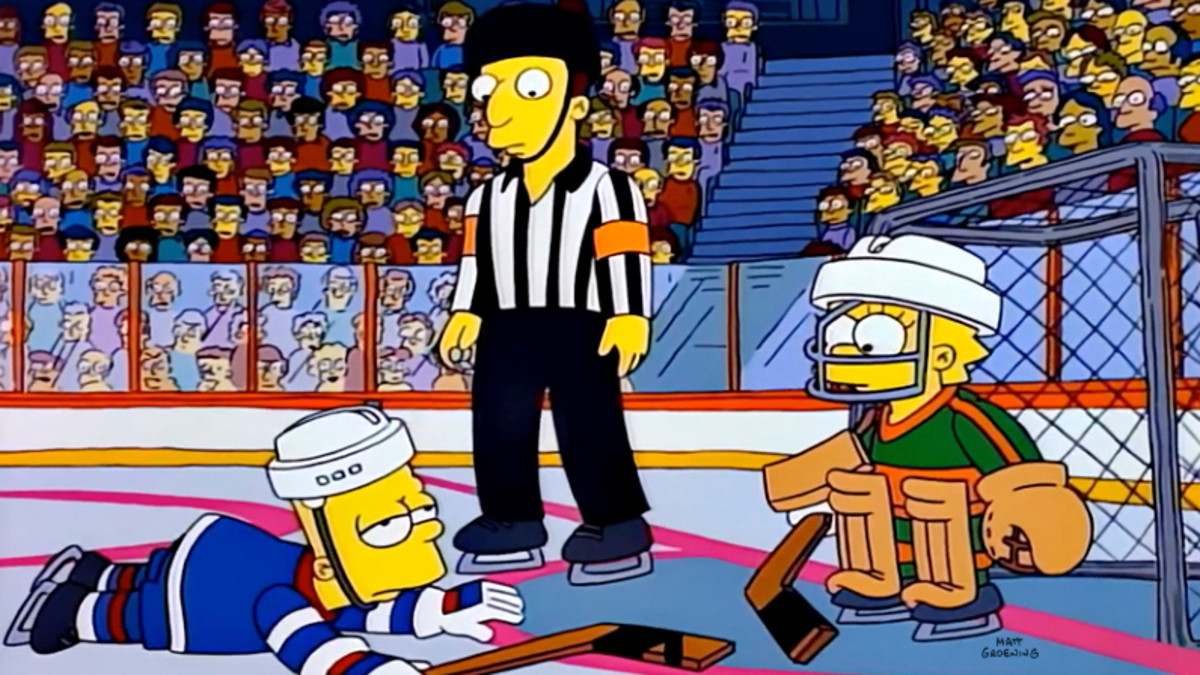 The Simpsons: Bart & Lisa's Hockey Duel Is the Show at Its Best