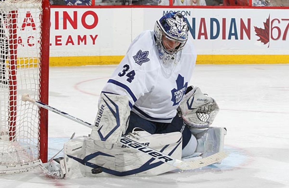 James Reimer of the Toronto Maple Leafs