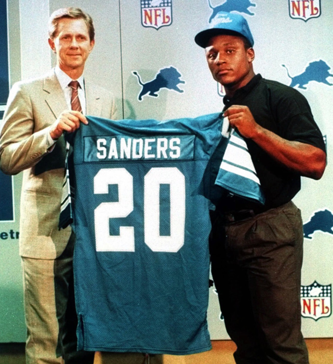 Chuck Schmidt and Barry Sanders