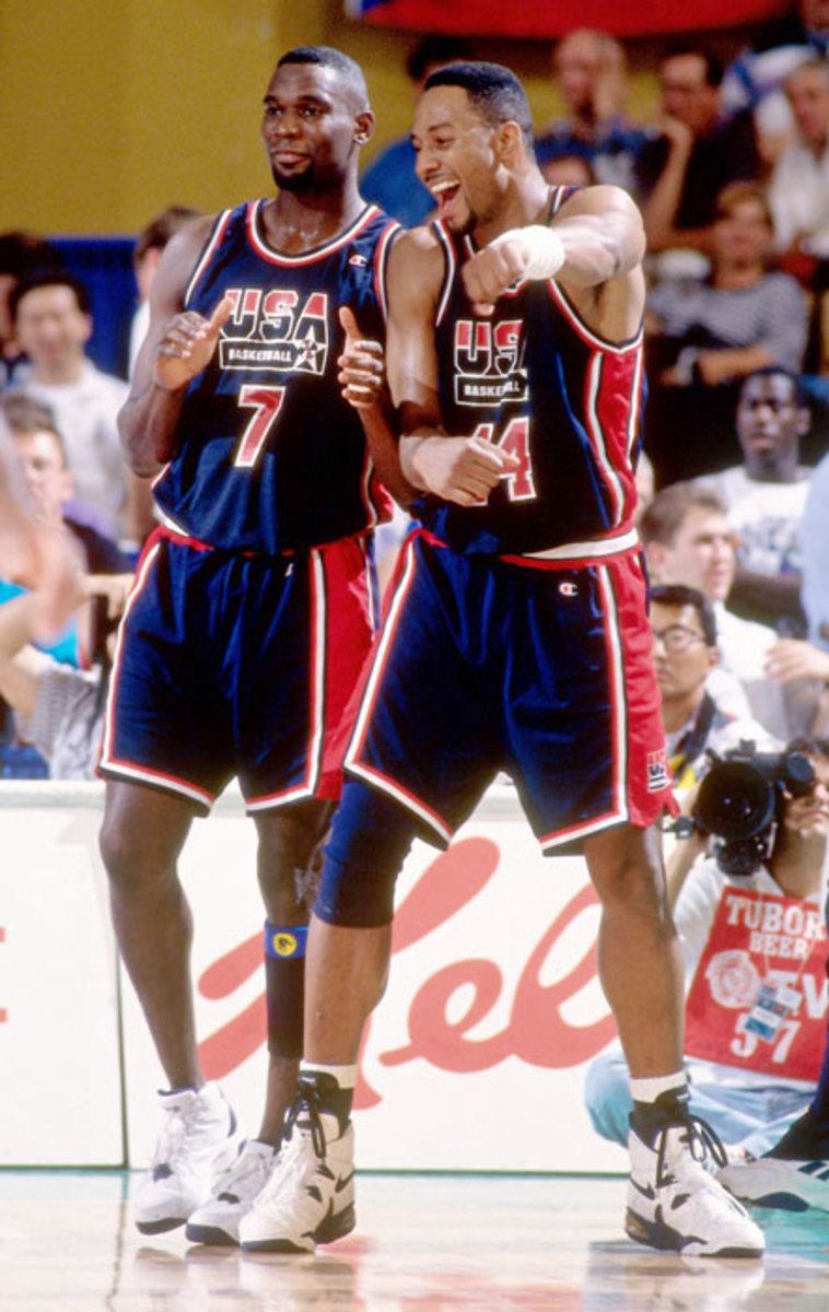 Dennis Rodman and Alonzo Mourning by Nathaniel S. Butler