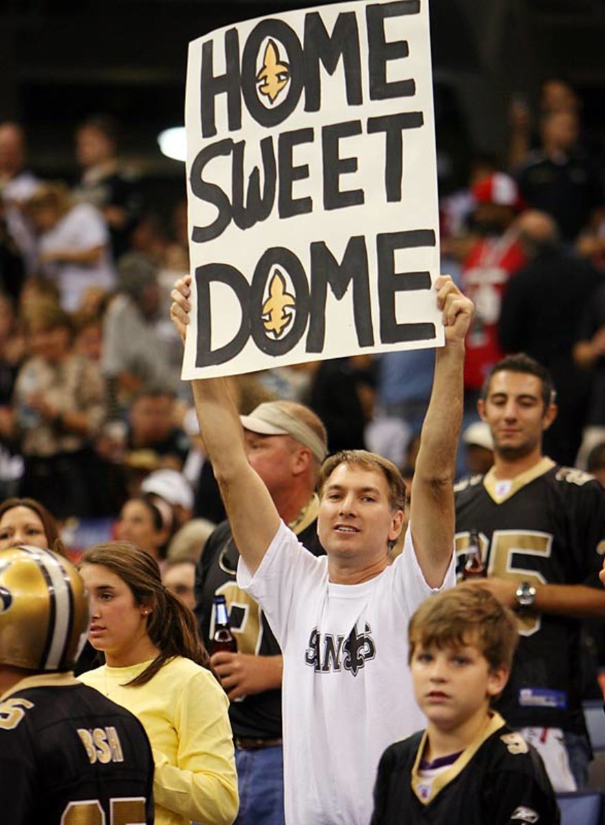 New Orleans Saints Home Sweet Home Sign