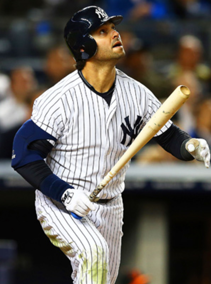 Nick Swisher has hit 20 or more homers in each of his eight full seasons in the majors. (Elsa/Getty Images)