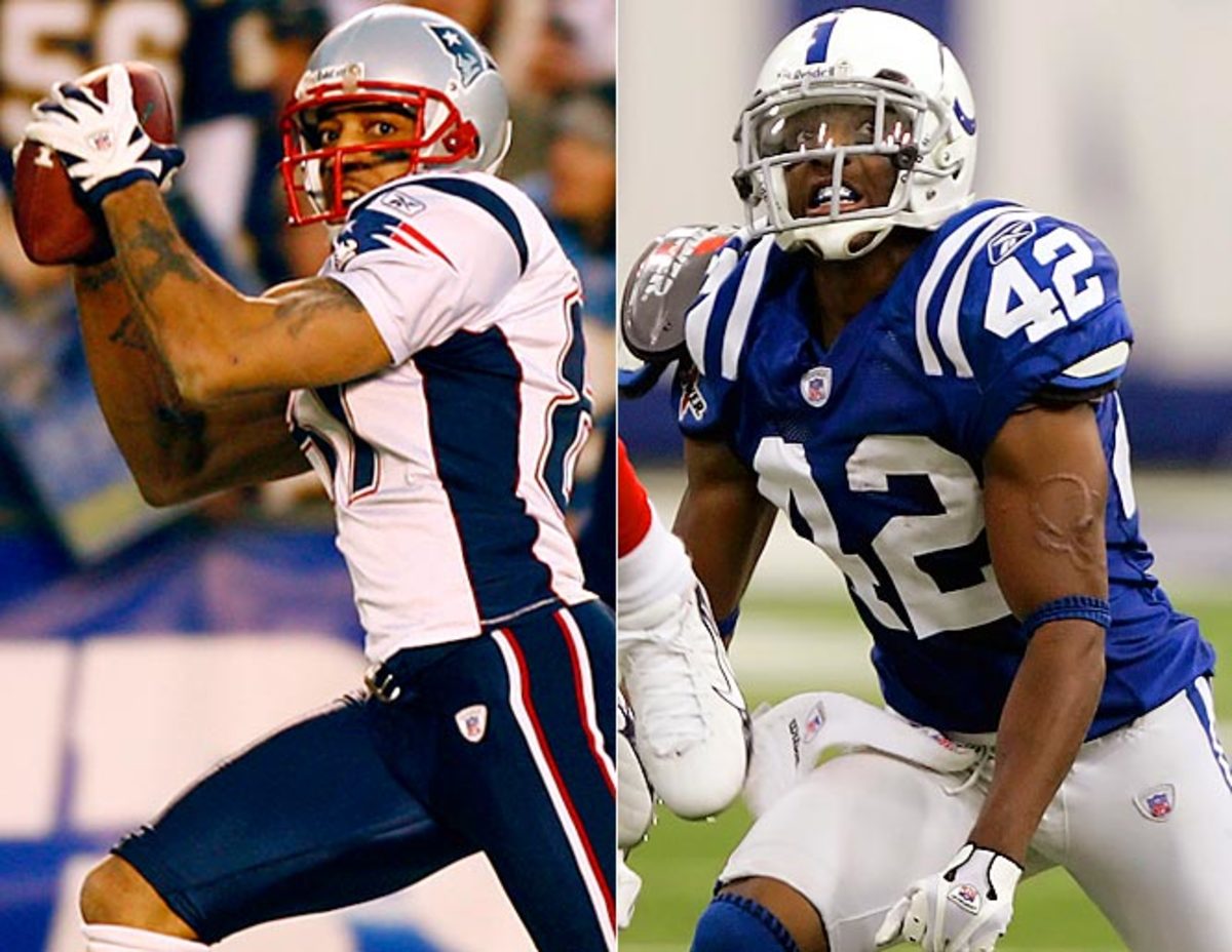 Reche Caldwell, WR, Patriots vs. Jason David, CB, Colts