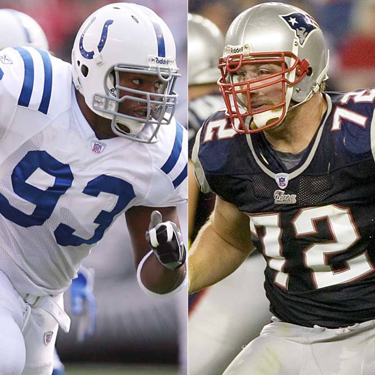 Dwight Freeney, DE, Colts vs. Matt Light, LT, Patriots