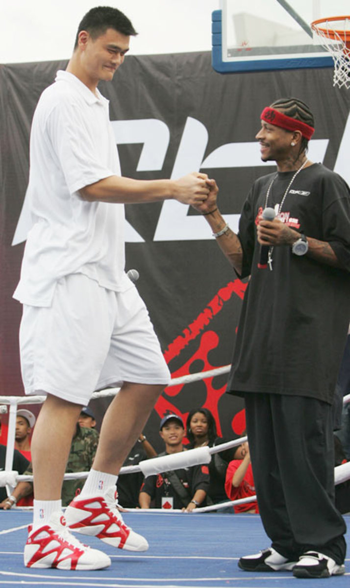 Allen Iverson and Yao Ming