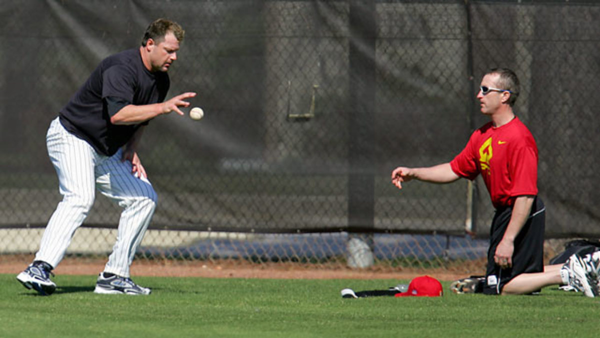 ROGER CLEMENS + KOBY DUAL SIGNED FATHER & SON BRIAN MCNAMEE