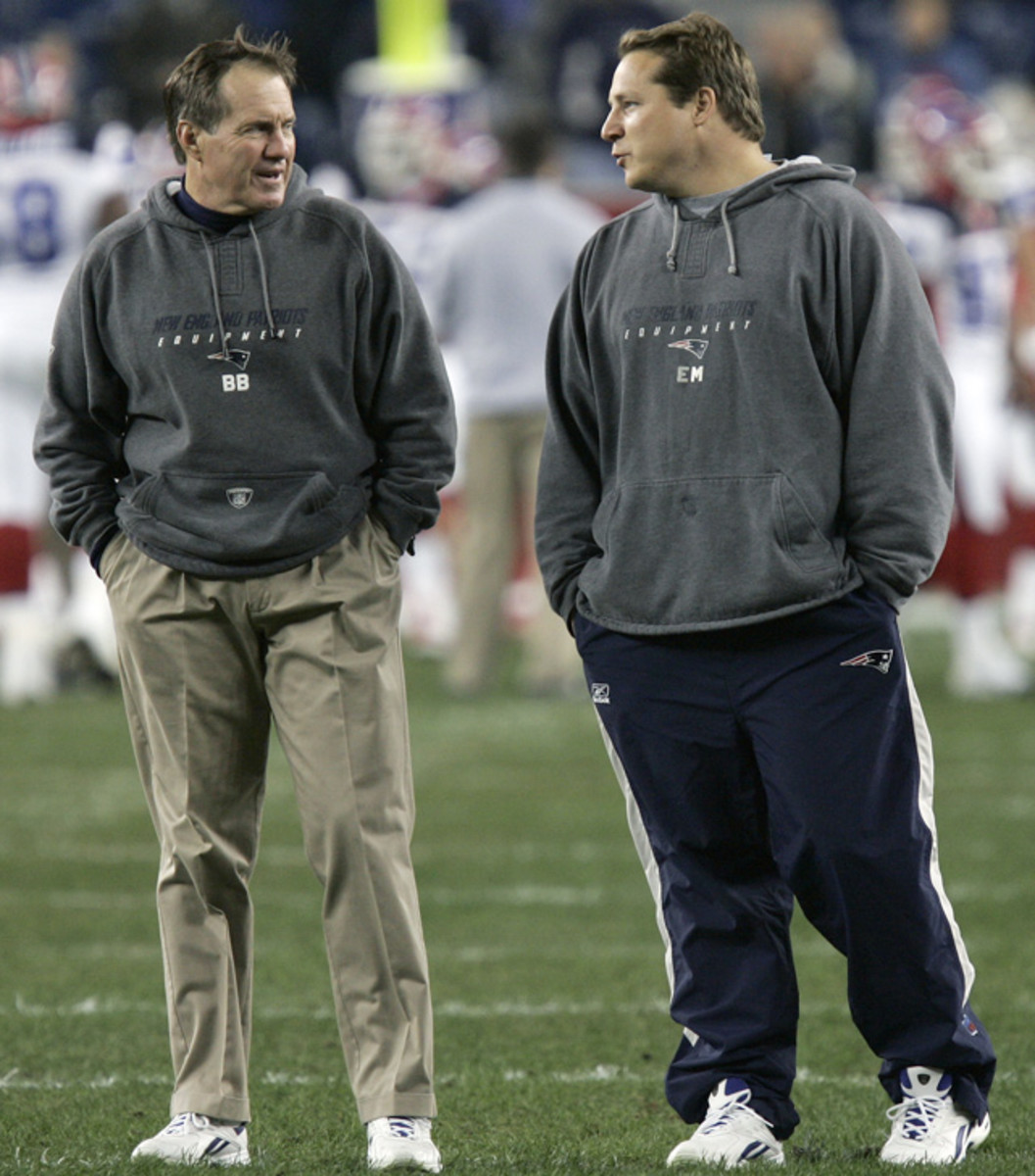 Bill Belichick and Eric Mangini 