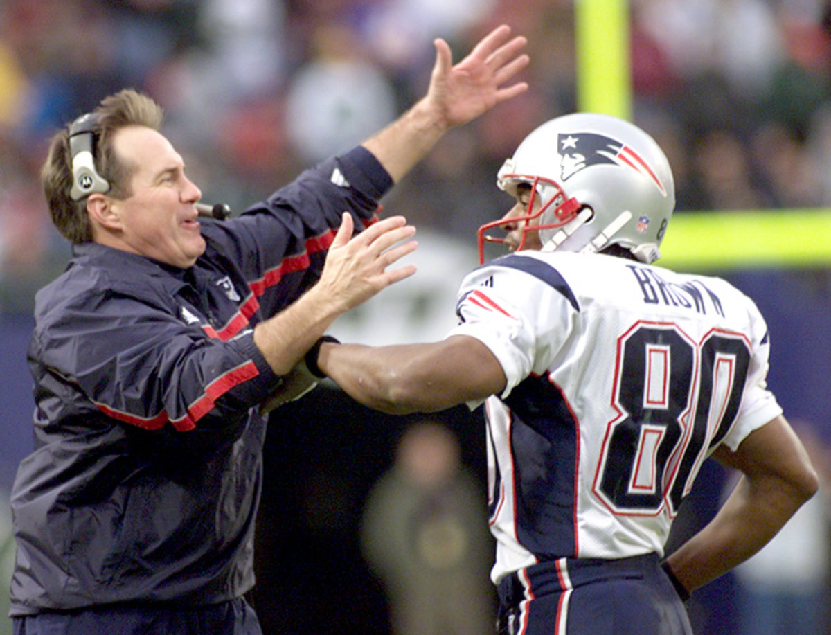 Bill Belichick and Troy Brown