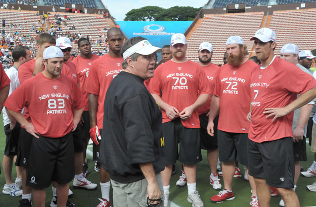 Bill Belichick and AFC Pro Bowlers