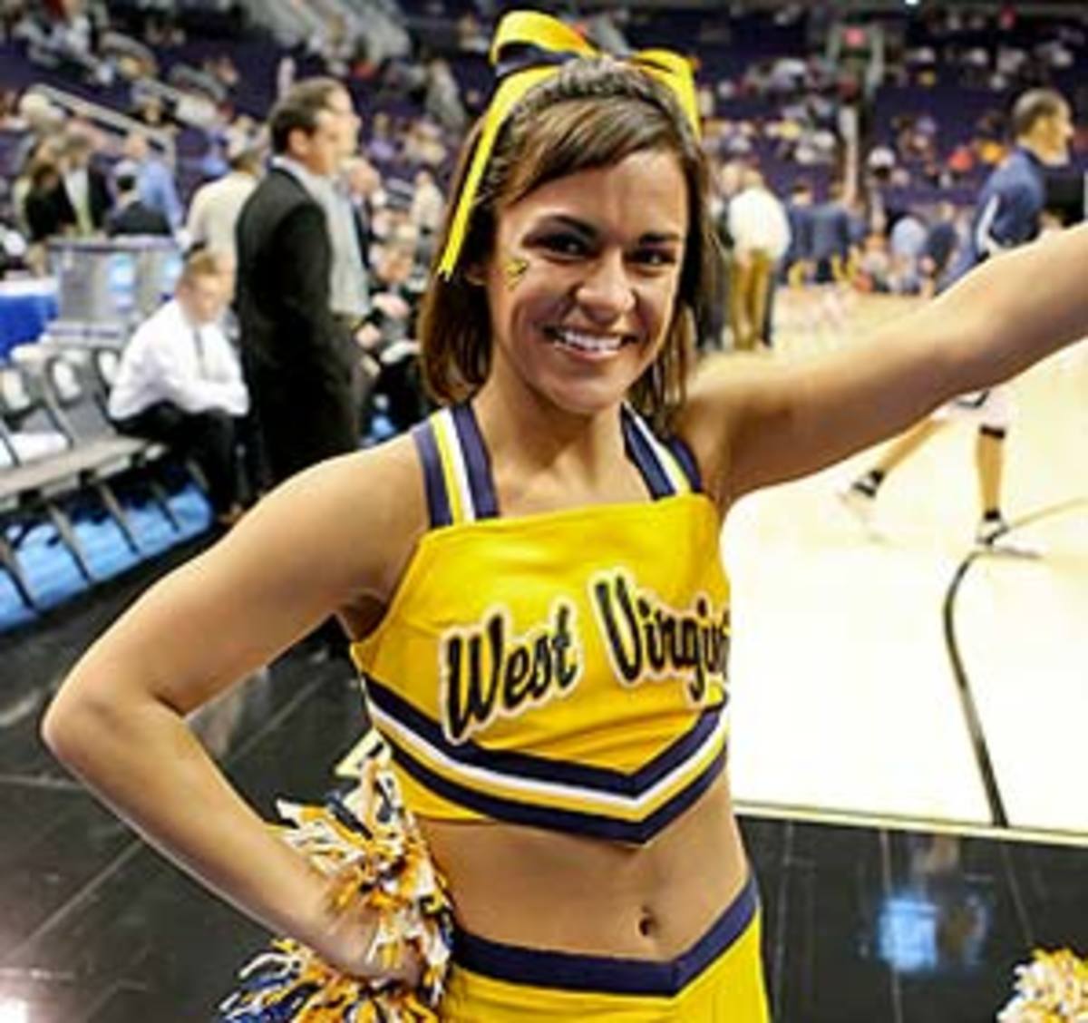 Cheerleader Of The Week West Virginia S Ashley Morgan Sports Illustrated