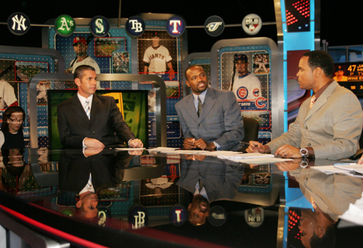 Victor Rojas, Harold Reynolds and Barry Larkin