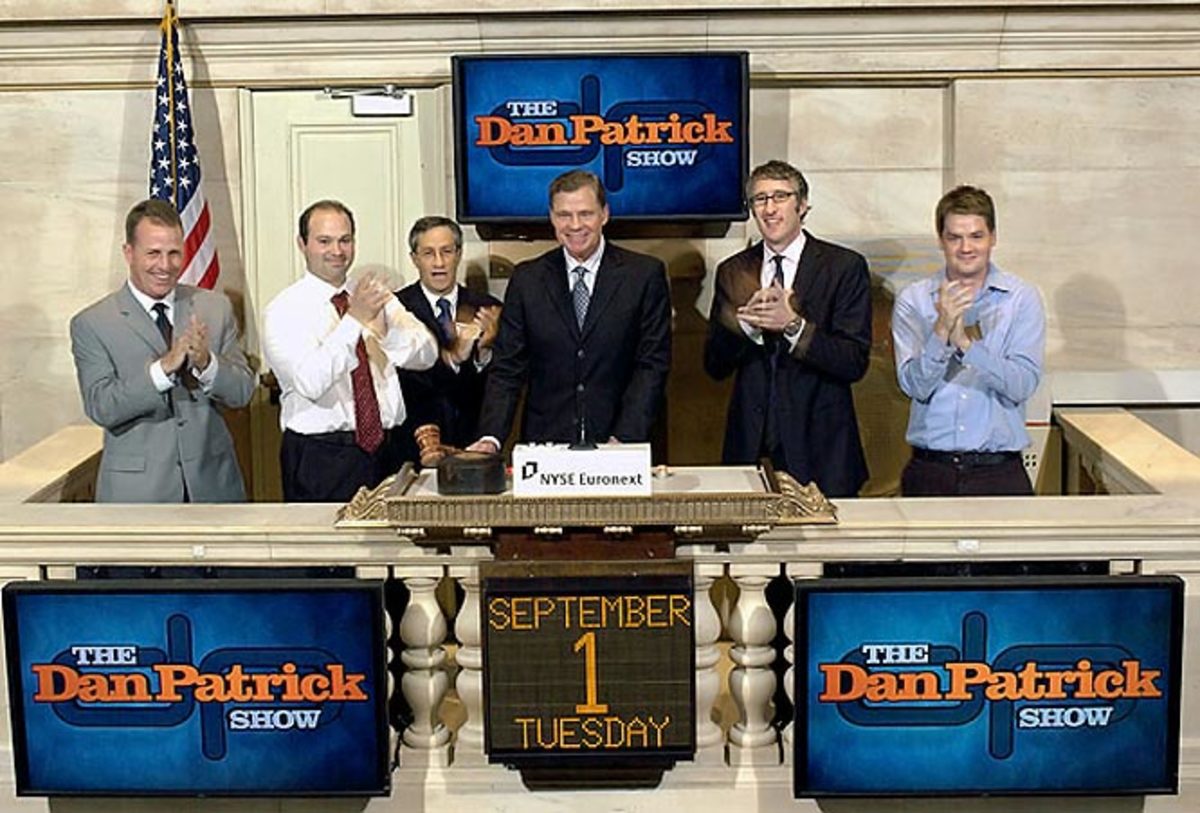 Dan rings the closing bell at the Stock Market