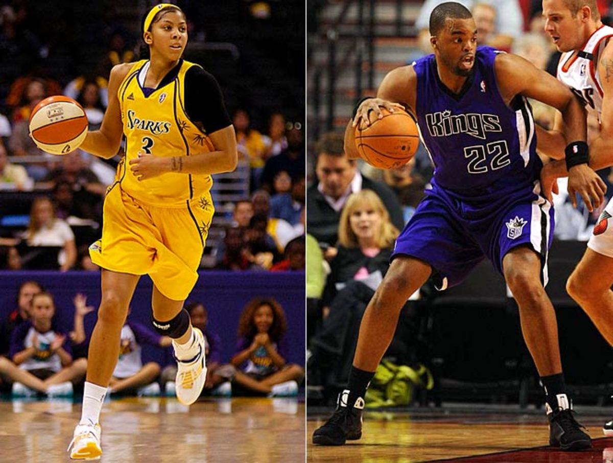 Candace Parker and Shelden Williams