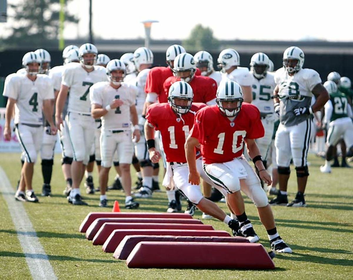 Kellen Clemens and Chad Pennington