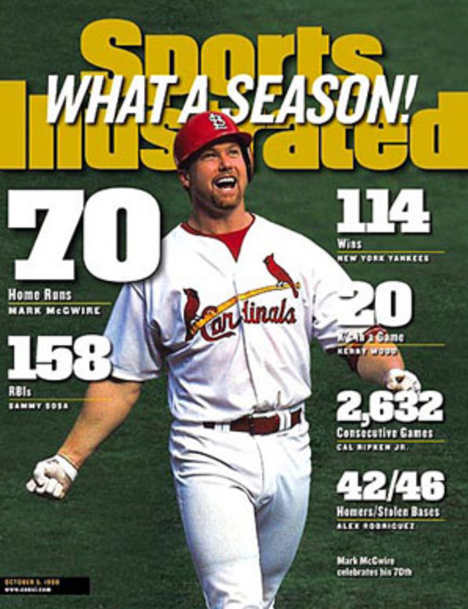 Watch Mark McGwire homer in four straight games to open the 1998