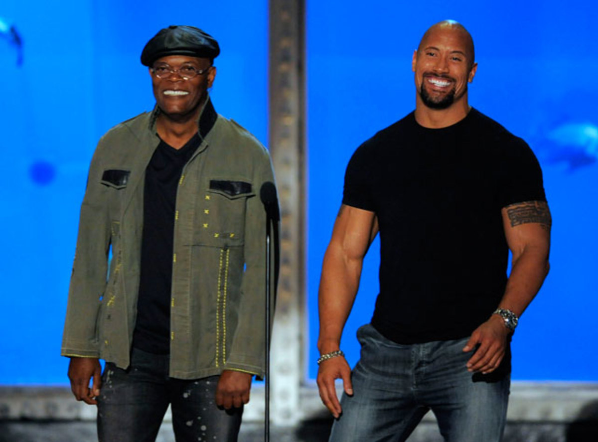 Samuel L. Jackson and The Rock