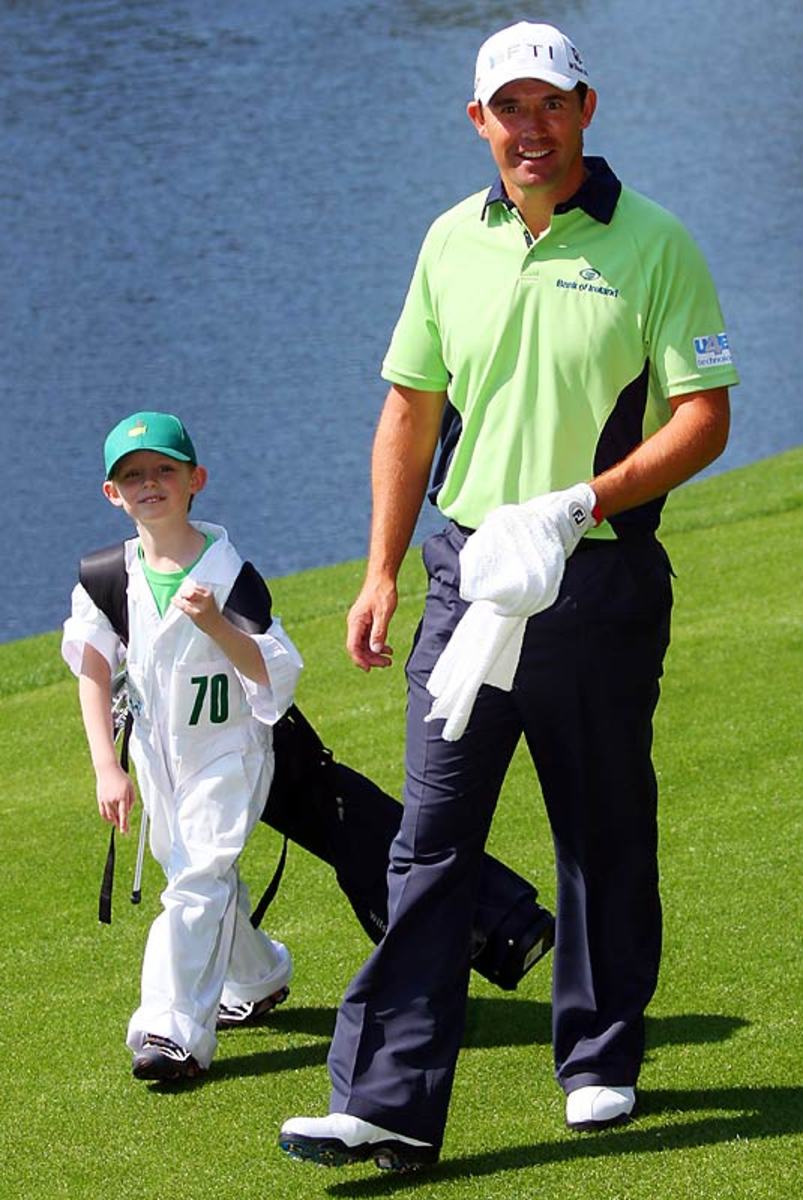 Padraig Harrington and son Patrick