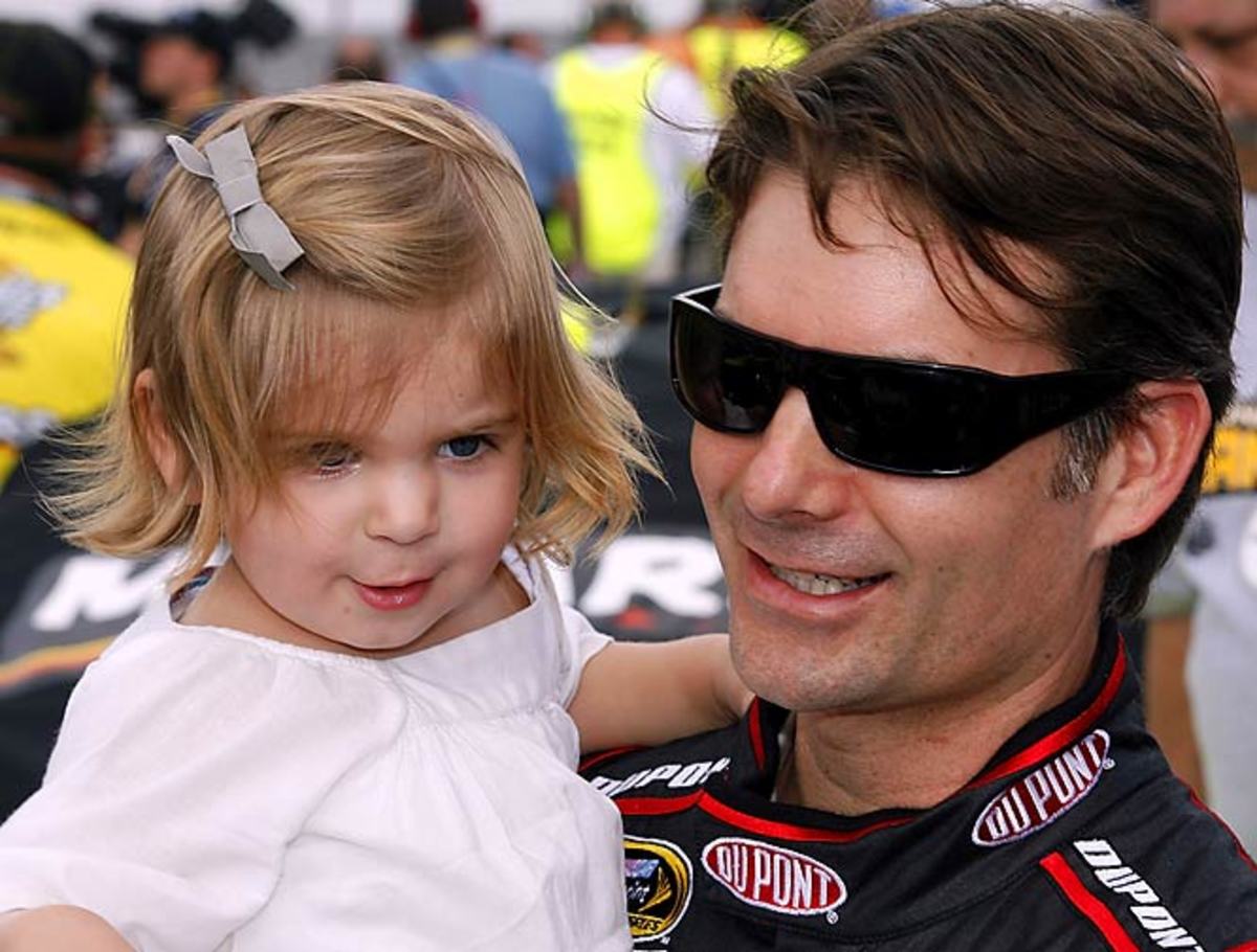  Jeff Gordon and daughter Ella Sophia 