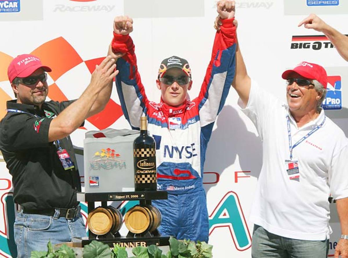 Mario, Michael and Marco Andretti