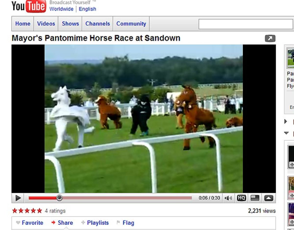 Pantomime Horse Racing