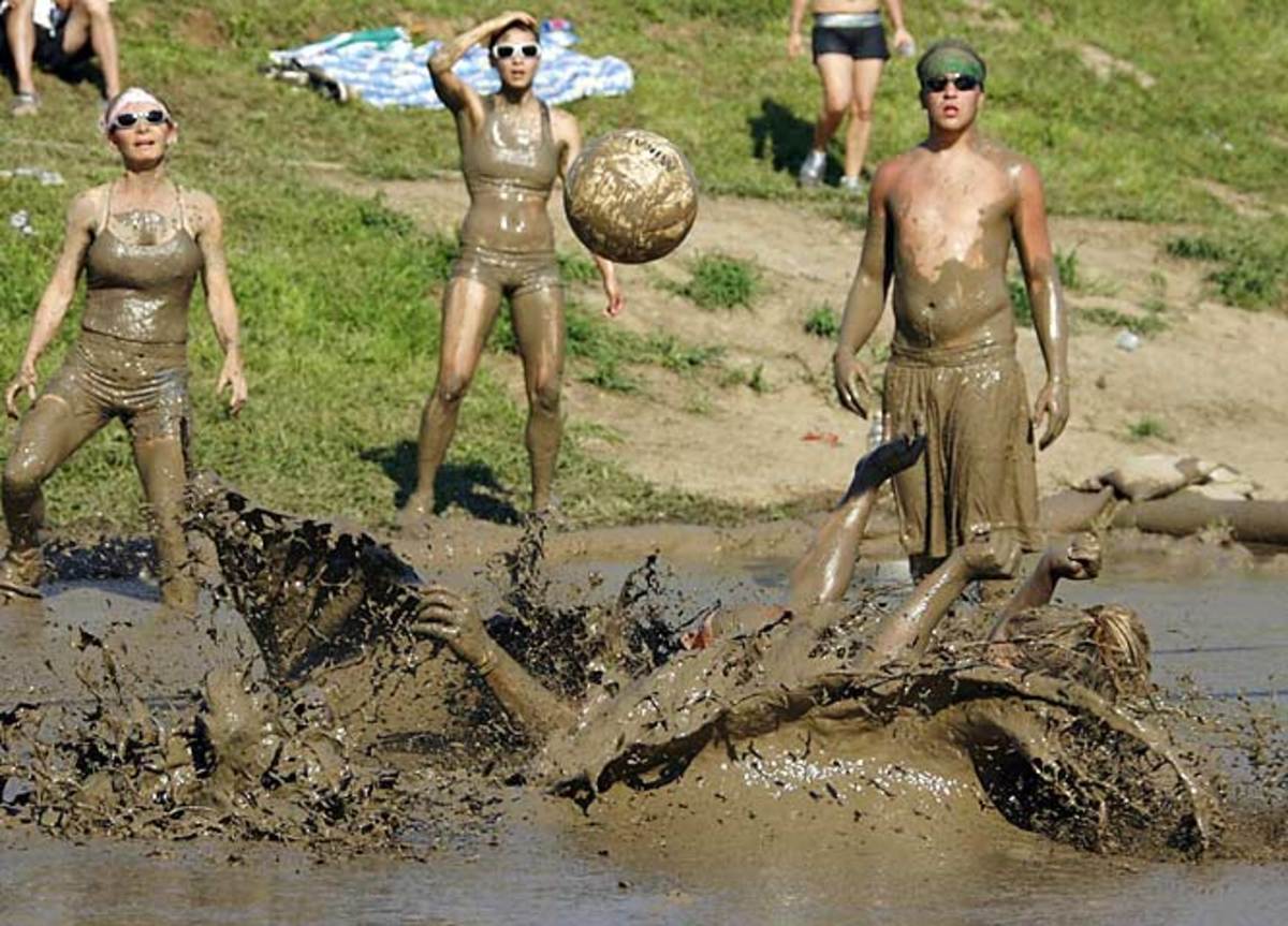 Mud Volleyball