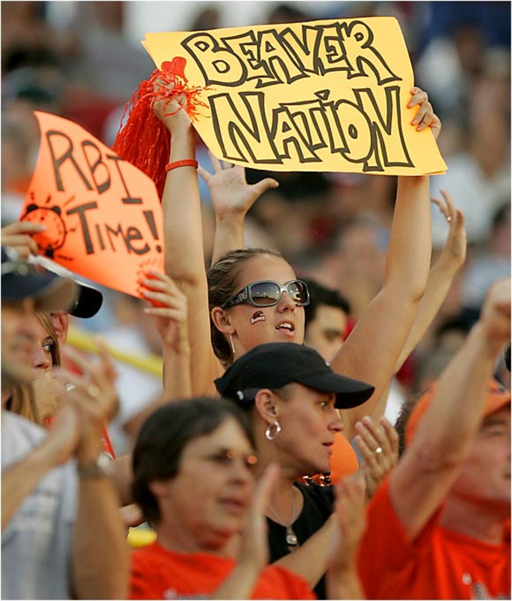 Fans at the College World Series Sports Illustrated