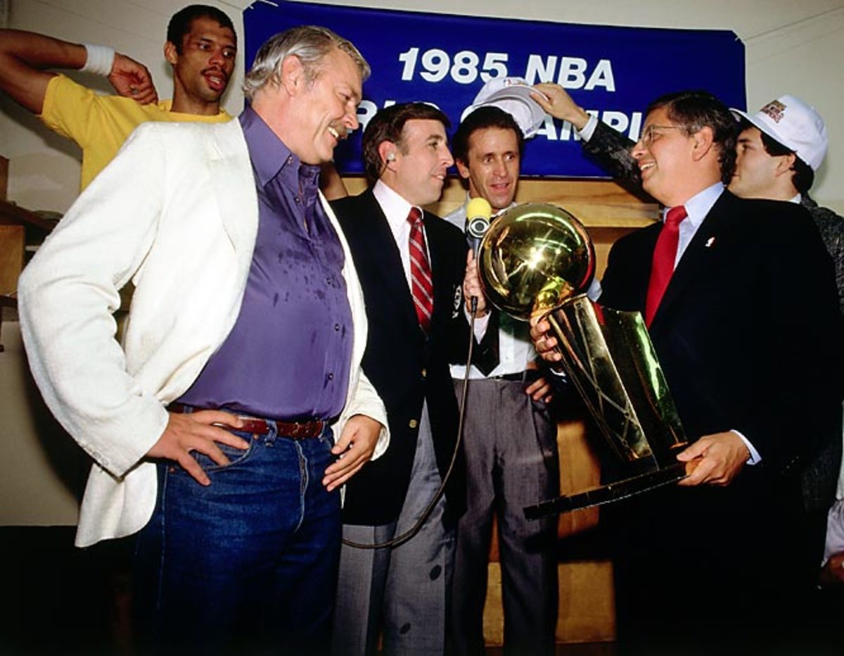 David Stern, Jerry Buss and Pat Riley