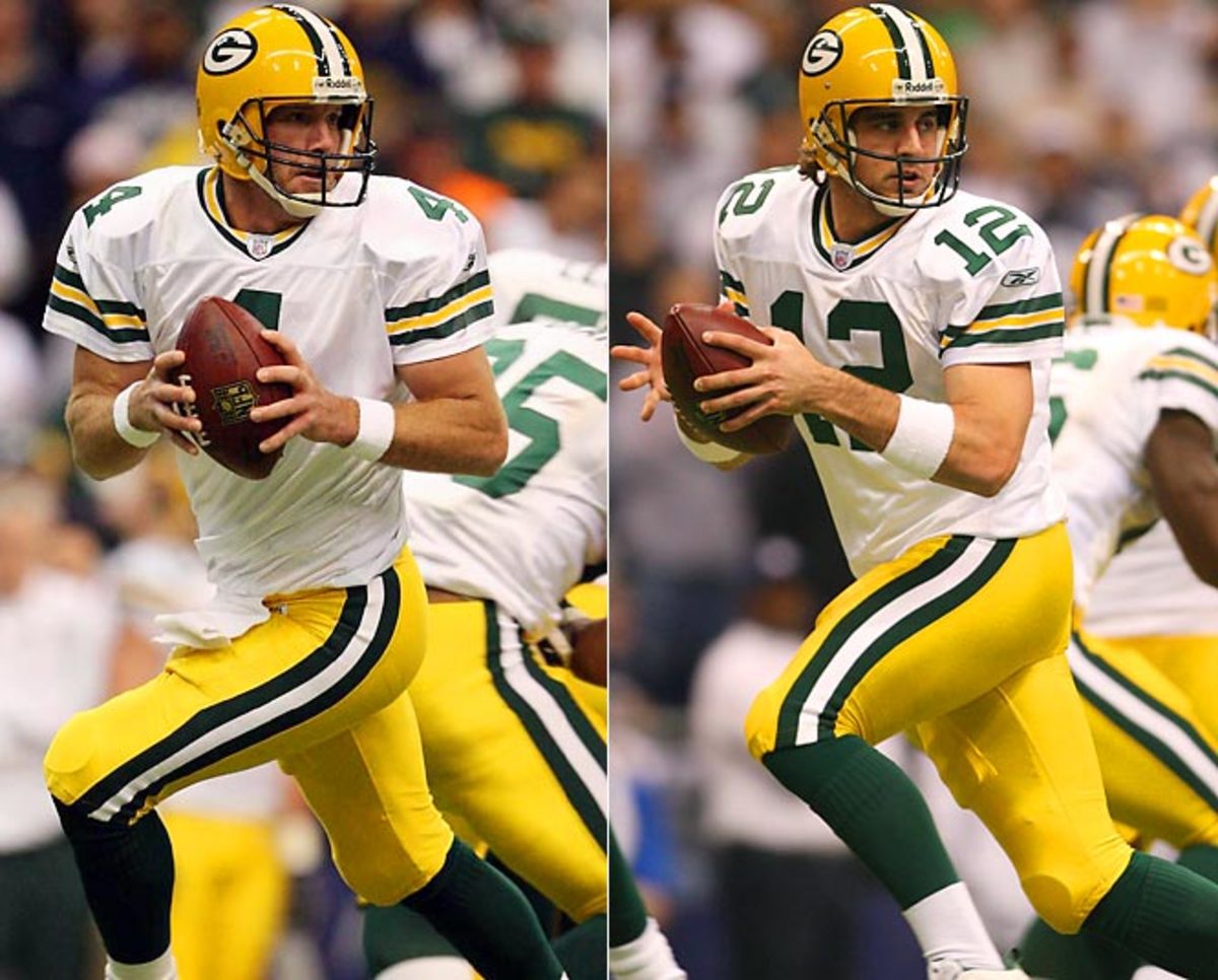 The playstyles of Rodgers and Favre were different, but their