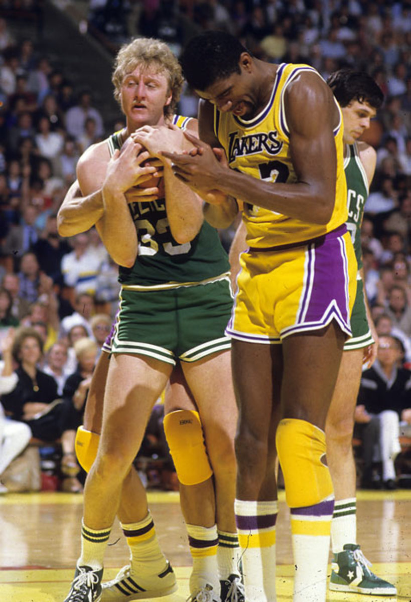 Larry Bird and Magic Johnson