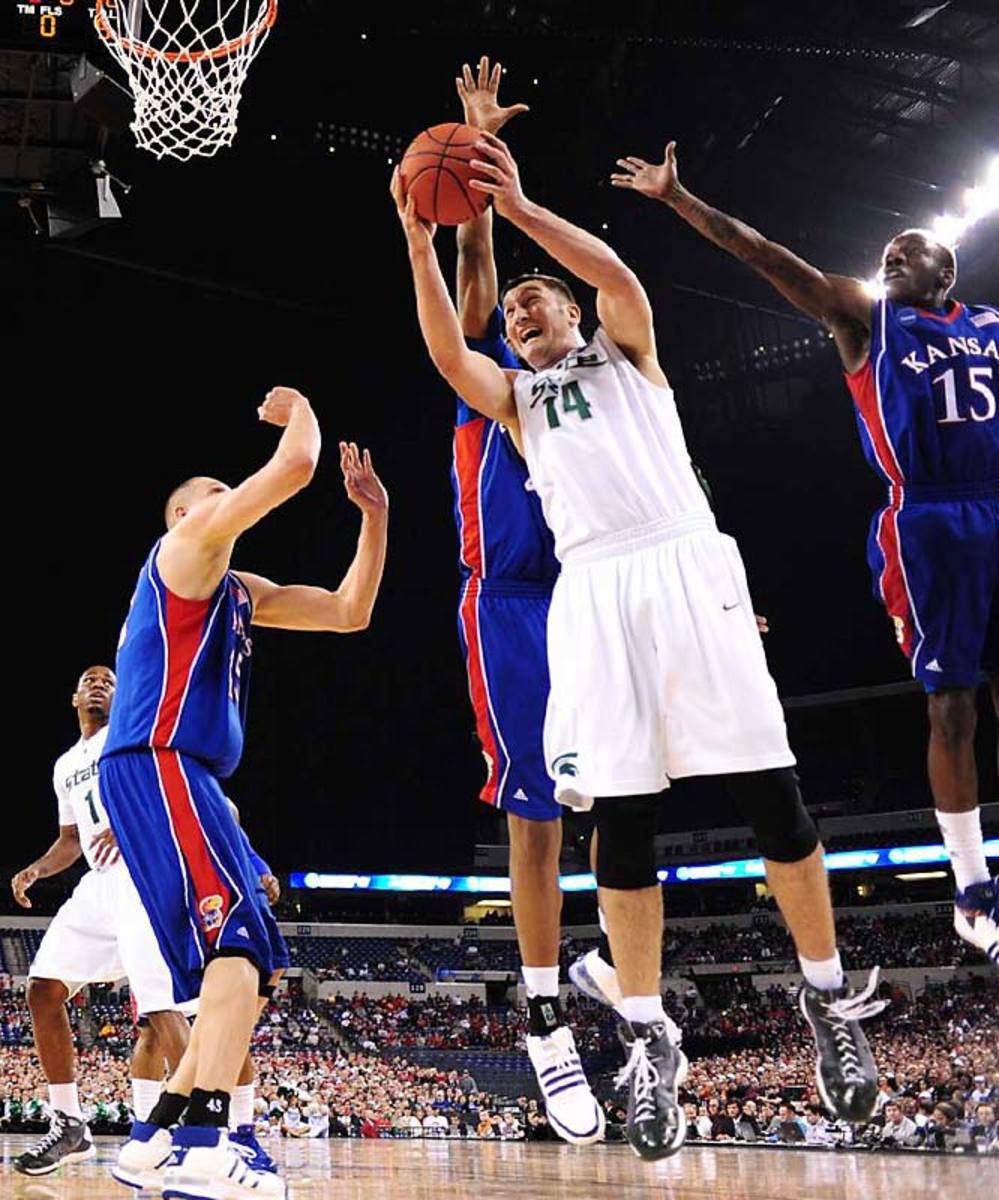 Michigan State 67, Kansas 62