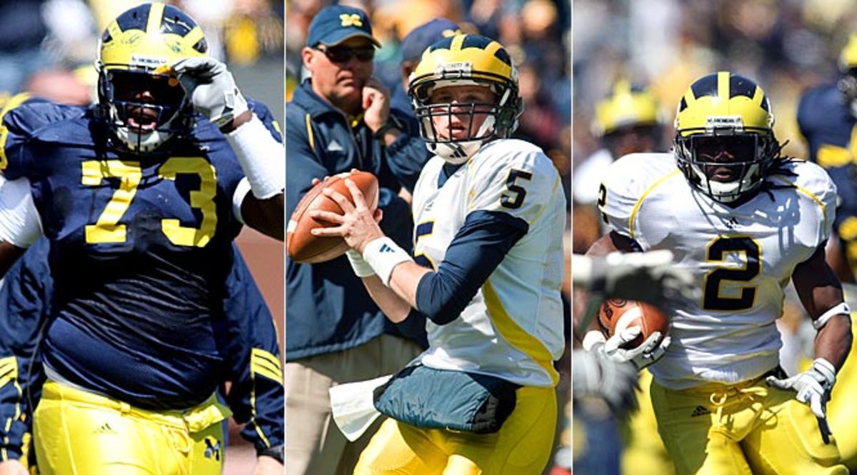 William Campbell, DT | Tate Forcier, QB | Vincent Smith, RB (Michigan)