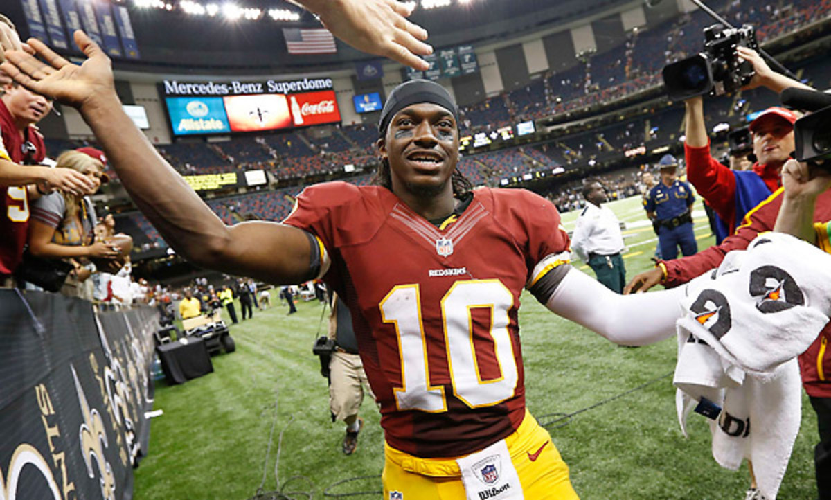 First Down, Fourth Down: Robert Griffin III makes a smashing debut ...