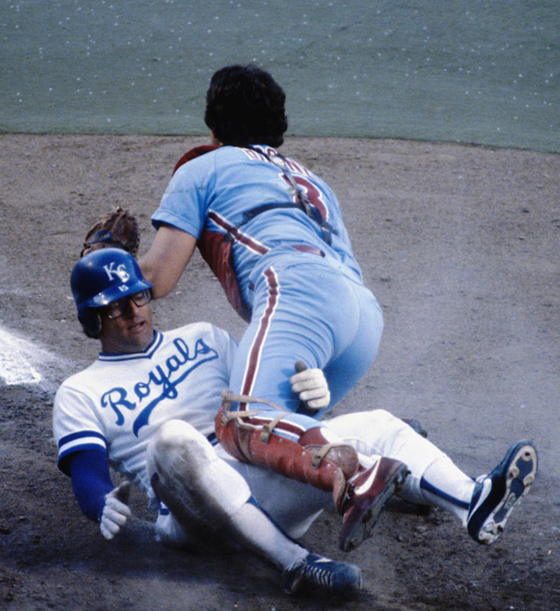 Darrell Porter and Bob Boone