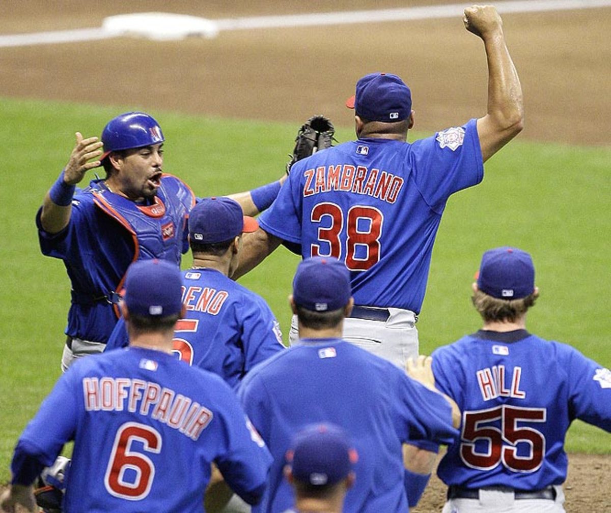 Zambrano throws no-hitter for Cubs