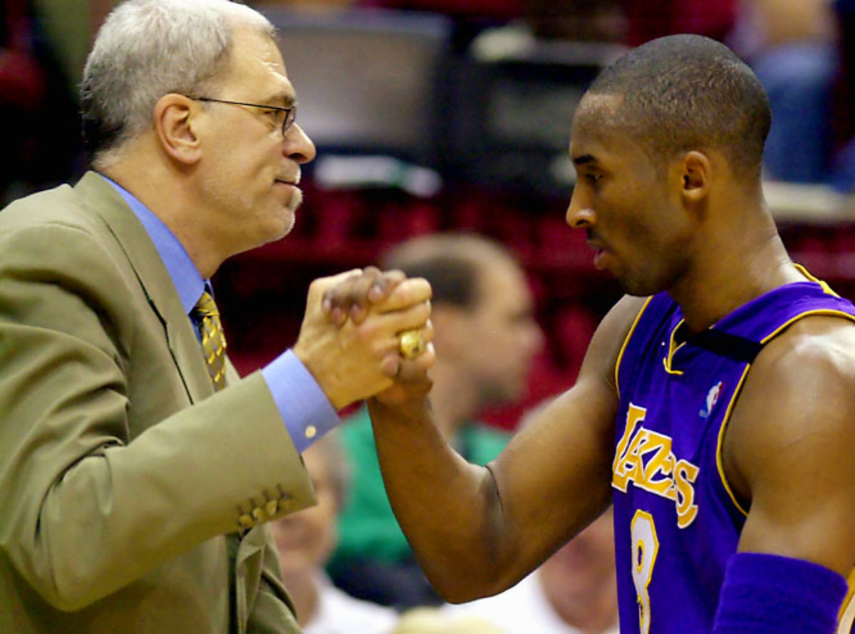 Phil Jackson and Kobe Bryant